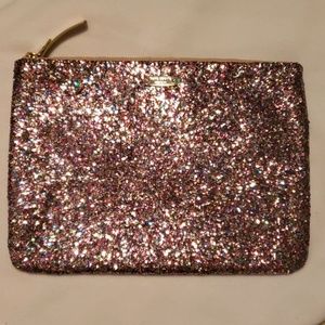 Kate Spade glitter clutch